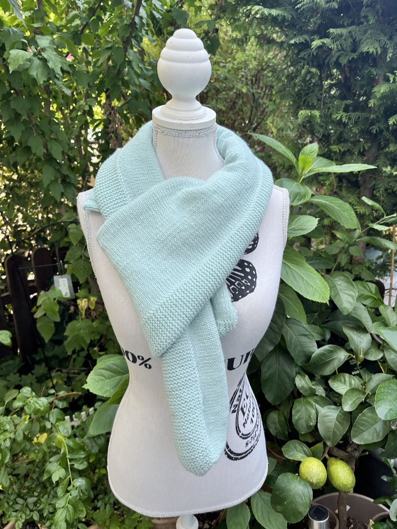 Ärmelschal Schapulero | Einzelanleitung | Wolle Sensitiva  | Stricken | Sylvie Rasch