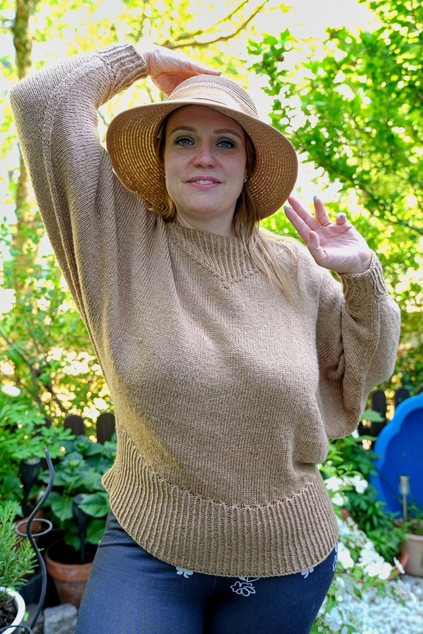 Fledermaus Pullover Engelchen | Einzelanleitung | Wolle Balu  | Stricken | Sylvie Rasch