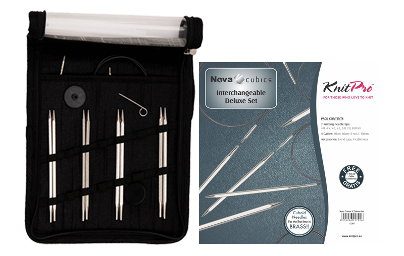 Nadelspitzen Set Deluxe Nova Metall von knit pro