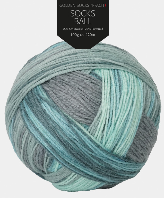 Golden Socks Ball - 4-fach Sockenwolle von Pro Lana