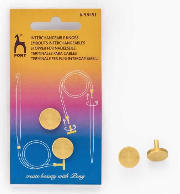 Seilstopper Messing von Pony