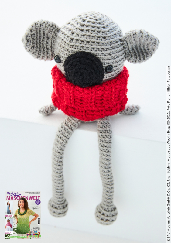 Hug-Mee Koala | Wollpaket mit Charity | Häkeln