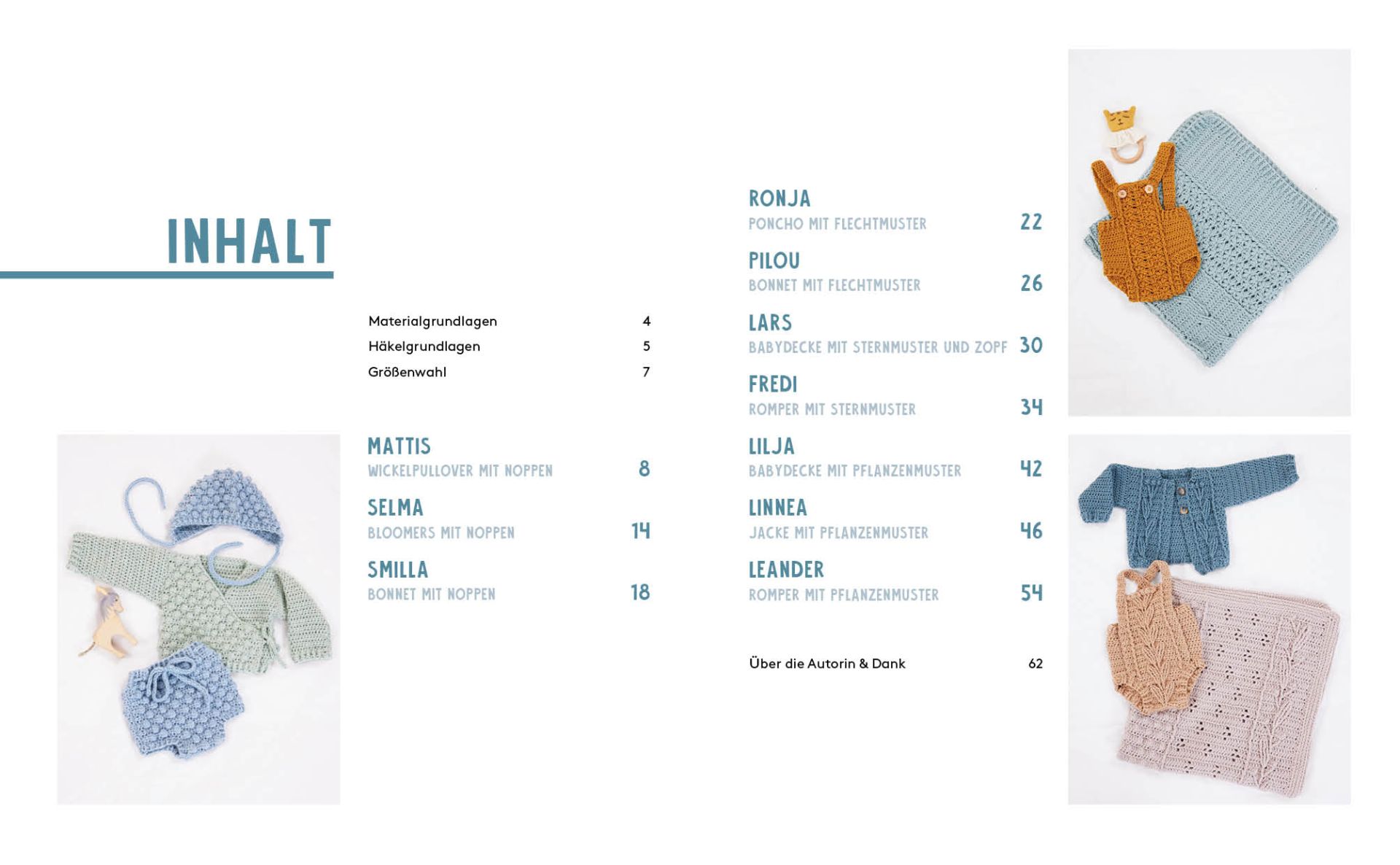 Hej. Babymode häkeln - Romper, Jäckchen, Höschen und Decken im Skandi-Look