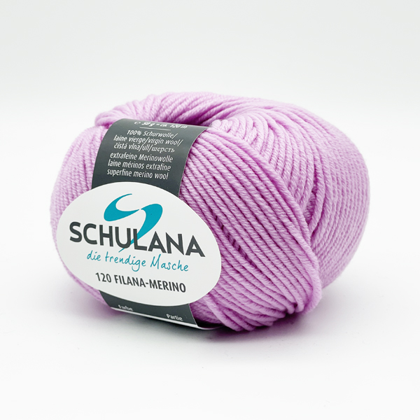 Filana-Merino 120 von Schulana 0053 - flieder