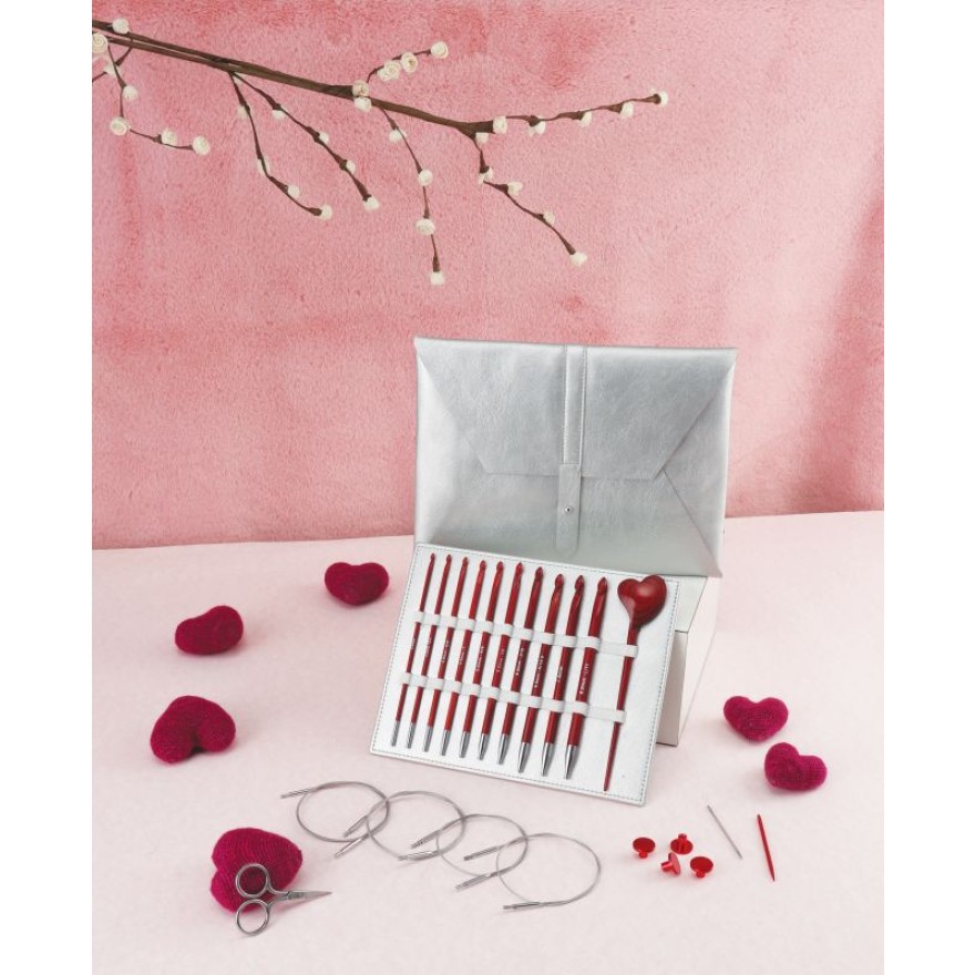 Tunesische Häkelnaden Weihnachts-Set Amore von knit pro Tunesische Häkelnaden Weihnachts-Set Amore von knit pro
