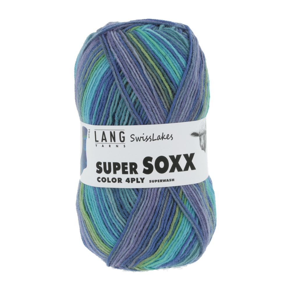 Super Soxx 4-fach von Lang Yarns SwissLakes - 0359 - Thun