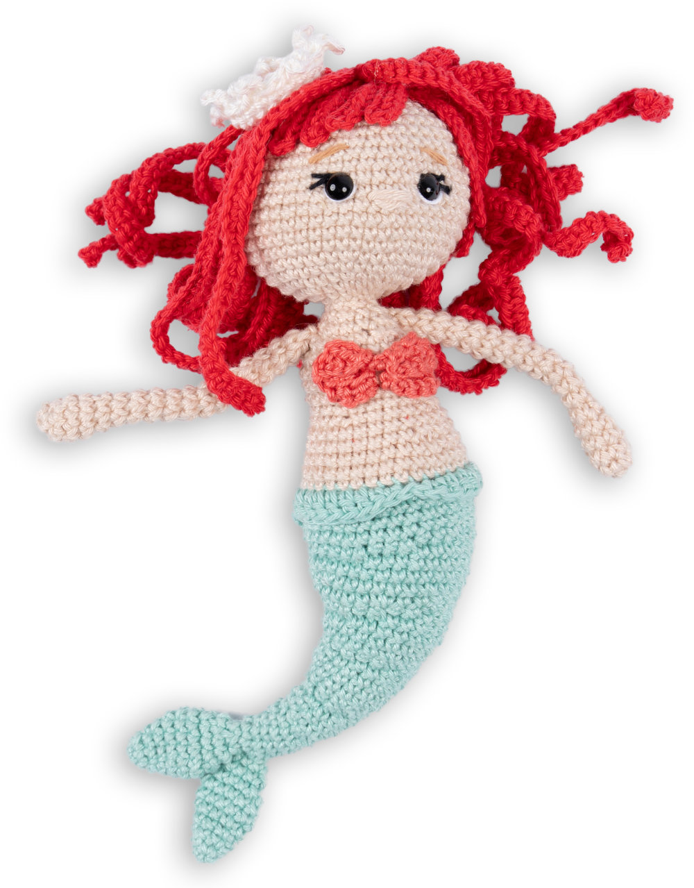 Meerjungfrau Leni - MyGurumi  | Wollpaket mit Basic Cotton 0061 - lagune | Häkeln | @magicloopscrochet Cansu Deniz-Öztürk Meerjungfrau Leni - MyGurumi  | Wollpaket mit Basic Cotton 0061 - lagune | Häkeln | @magicloopscrochet Cansu Deniz-Öztürk