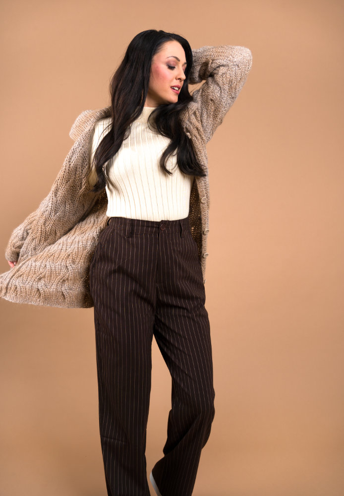 Jacke im Zopf-Patentmuster | Anleitungsheft | Wolle Melbourne  | Stricken | Pro Lana