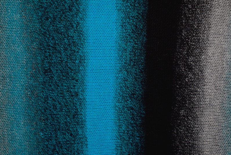 Neo Linie 468 *Aktion* (5 Knäuel Mindestabnahme) von ONline 0104 - neon blau/schwarz/grau