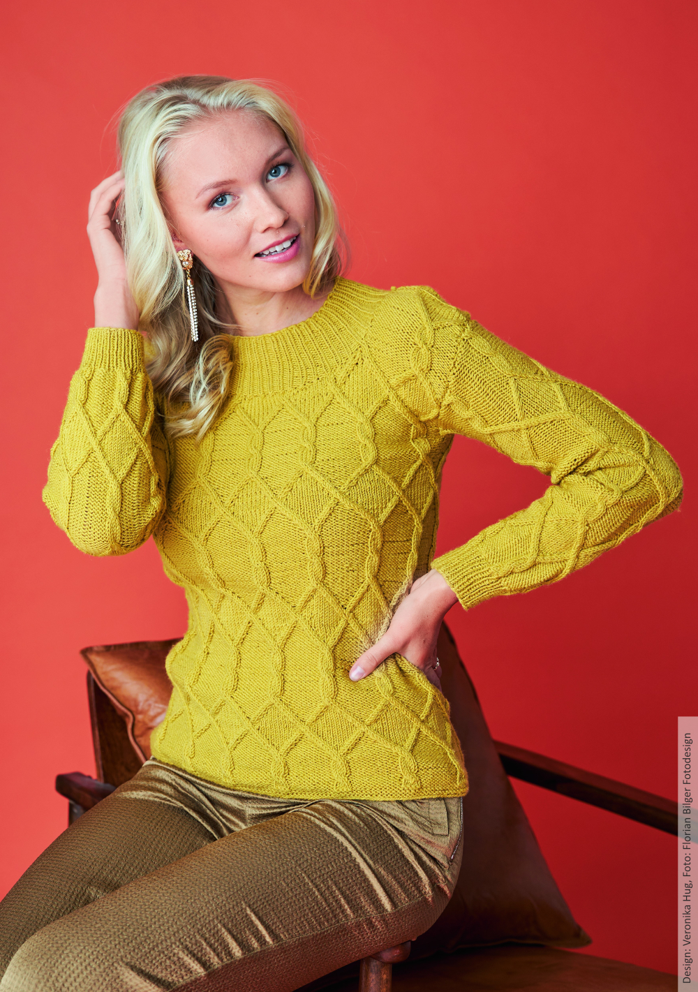 Pulli Traumgold | Anleitungsheft | Wolle Merino Stretch  | Stricken | Veronika Hug, Woolly Hugs, Christophorus Verlag