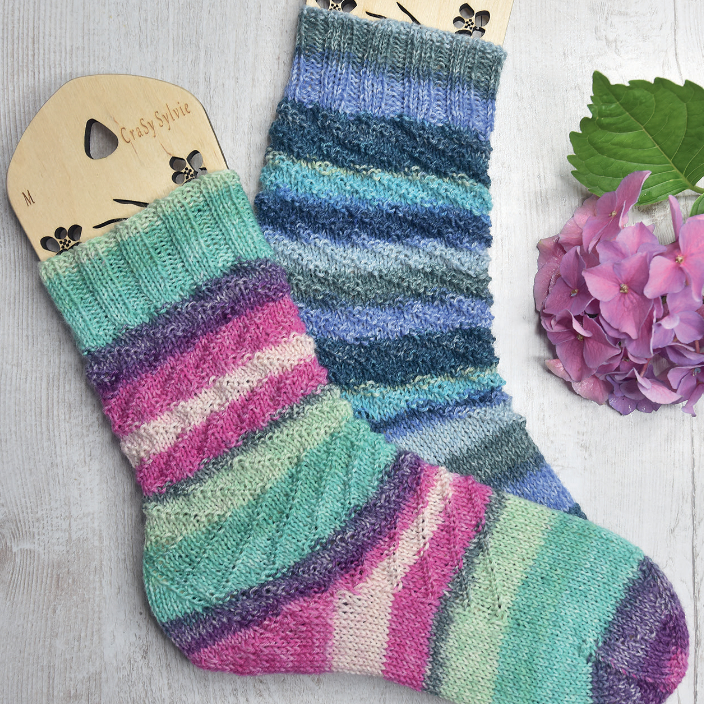 Socke Spirelli | Einzelanleitung | Wolle Flotte Socke 4-fach  | Stricken | Sylvie Rasch