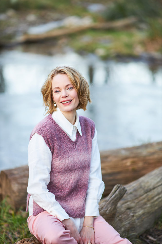 Pullunder mit V-Ausschnitt | Anleitungsheft | Wolle Melbourne  | Stricken | Pro Lana, Christophorus Verlag