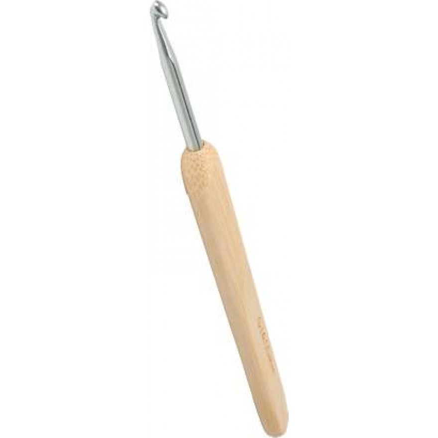 Chiaogoo Metall Häkelnadel mit Bamboo Griff 2,75 mm
