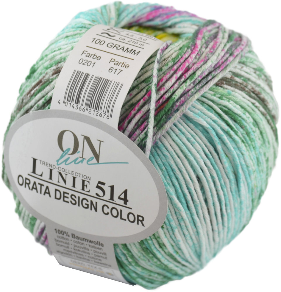 Orata Design Color Linie 514 von ONline 0201 - mint pink limone