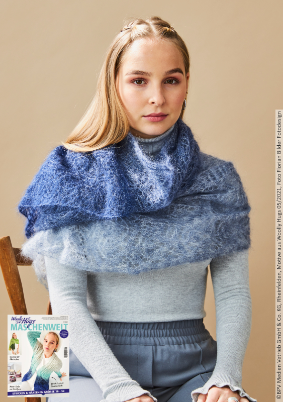 Stola Festival | Anleitungsheft | Wolle Lace  | Stricken | Woolly Hugs