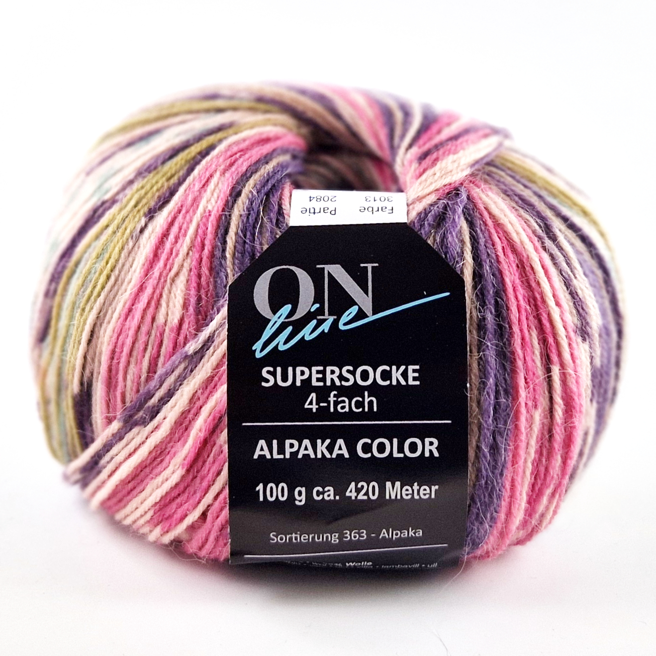 Supersocke Alpaka Color 4-fach von ONline 3013 Supersocke Alpaka Color 4-fach von ONline 3013