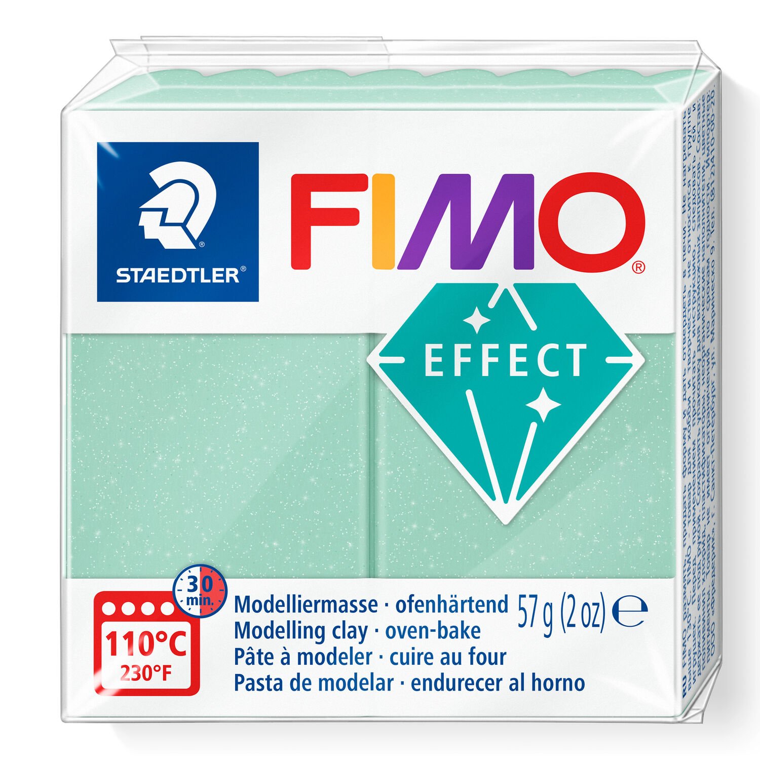 Modelliermasse FIMO® effect 8020 Gemstone 0506 jadegrün