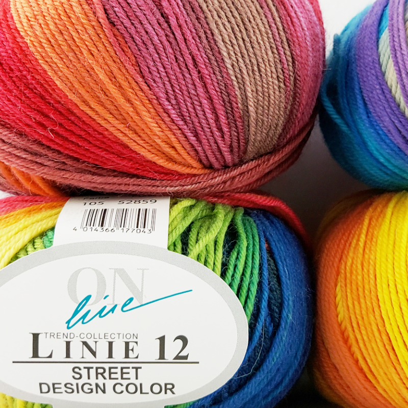 Street Design-Color Linie 12 von ONline 0119 - neongrün