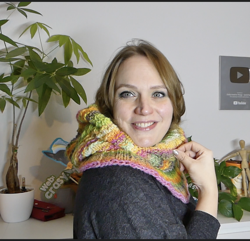 Kapuzenschal Bonny und Clyde  | Anleitung | Wolle Fano Linie 359  | Stricken | Sylvie Rasch