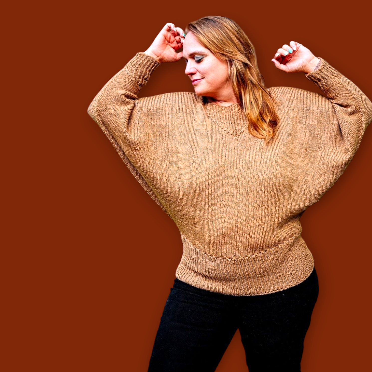 Fledermaus Pullover Engelchen | Einzelanleitung | Wolle Balu  | Stricken | Sylvie Rasch