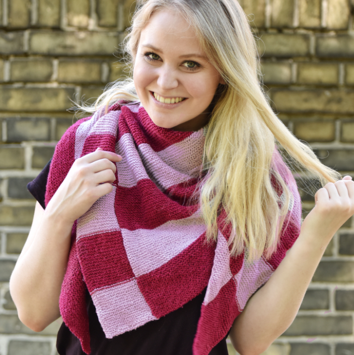 Tuch Linedancer | Einzelanleitung | Wolle Silky  | Stricken | Sylvie Rasch