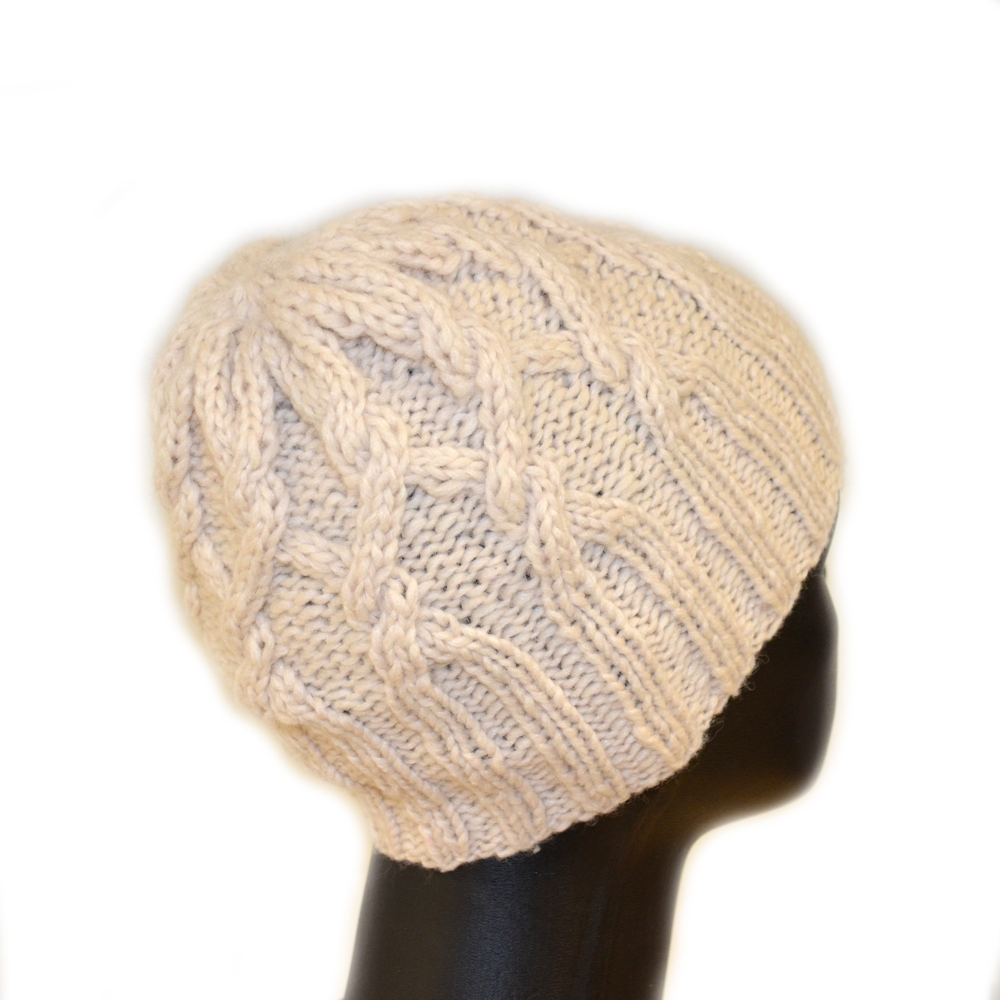 Mütze Stella mit Zopf | Einzelanleitung | Wolle SHEEP  | Stricken | Annemarie