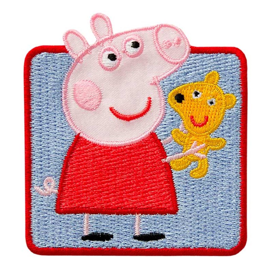 Applikation Peppa Pig © mit Teddy