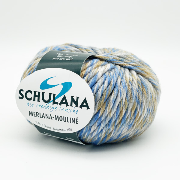 Merlana Mouliné von Schulana 0202 - beige/gelb/blau