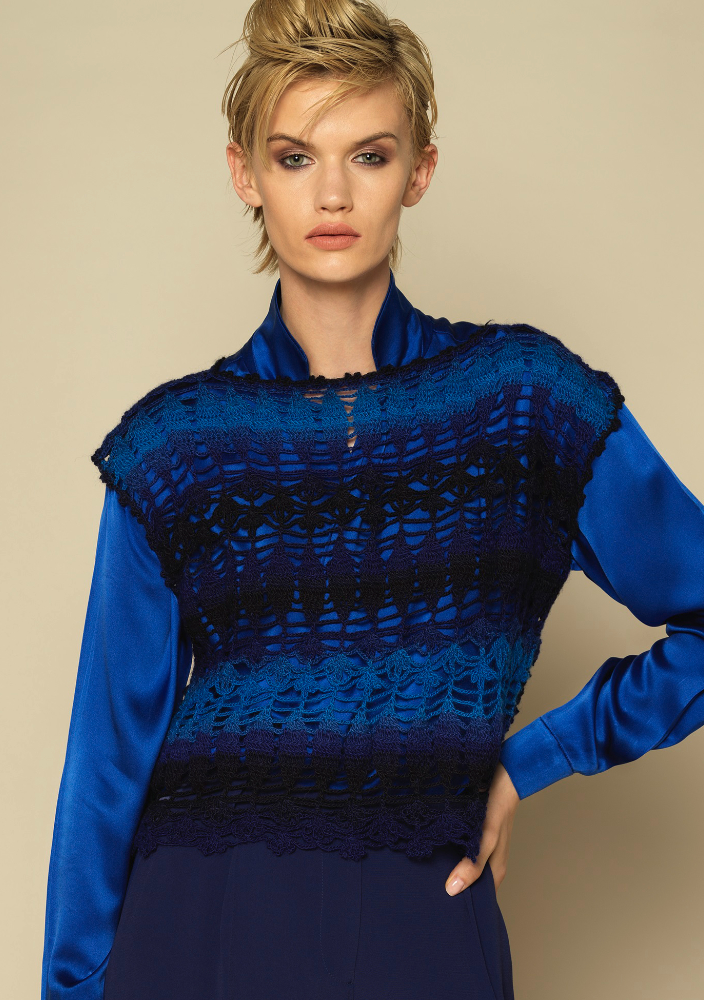 Häkeltop Blue Hour | Anleitungsheft | Wolle Zauberball®  | Häkeln | 