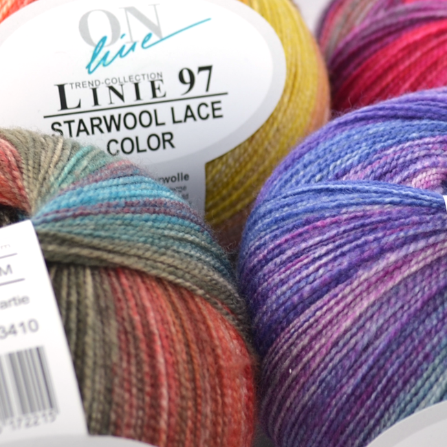 Starwool Lace Color Linie 97 von ONline 0123 - kaki / beige