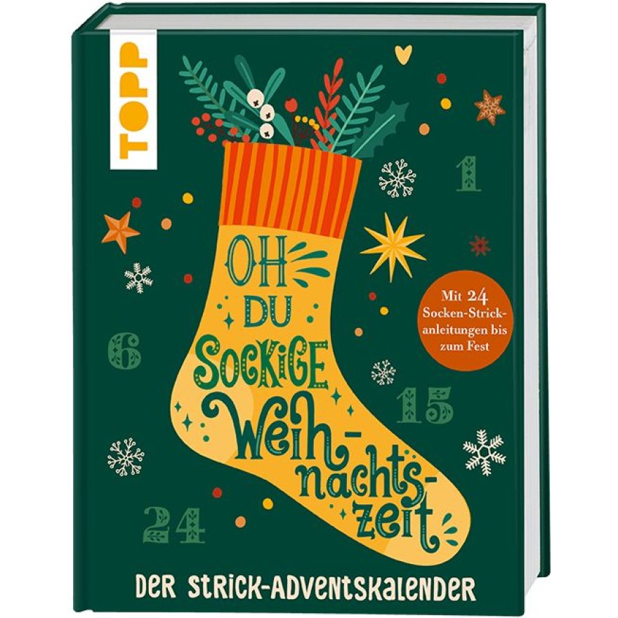 Oh du sockige Weihnachtszeit - 24 Socken bis zum Fest