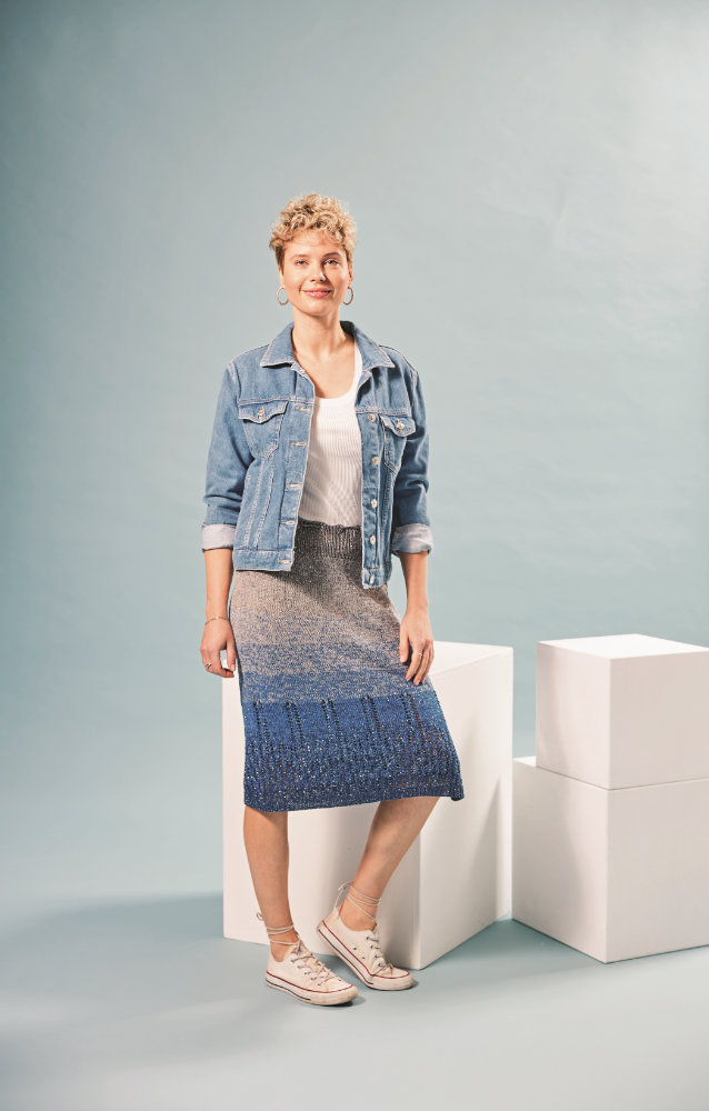 Rock und Top Ibizza | Anleitungsheft | Wolle BOBBEL cotton 800m  | Stricken | Veronika Hug, Woolly Hugs, Christophorus Verlag