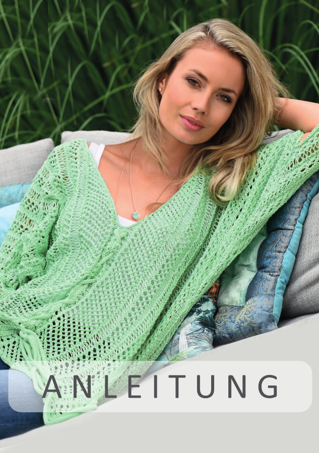 Tunika mit Raffung | Anleitung als PDF | Stricken