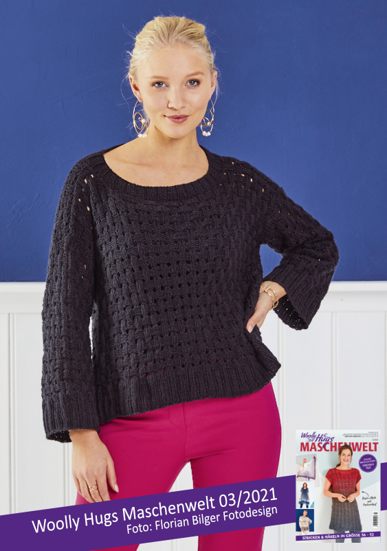 Pulli Ystad | Anleitungsheft | Wolle Cashmere+  | Stricken | Woolly Hugs