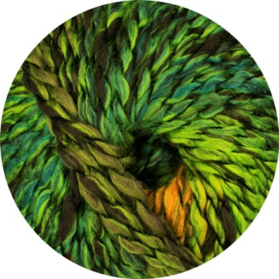 Omedo Linie 464 von ONline 0003 - grün/rost/braun flamme