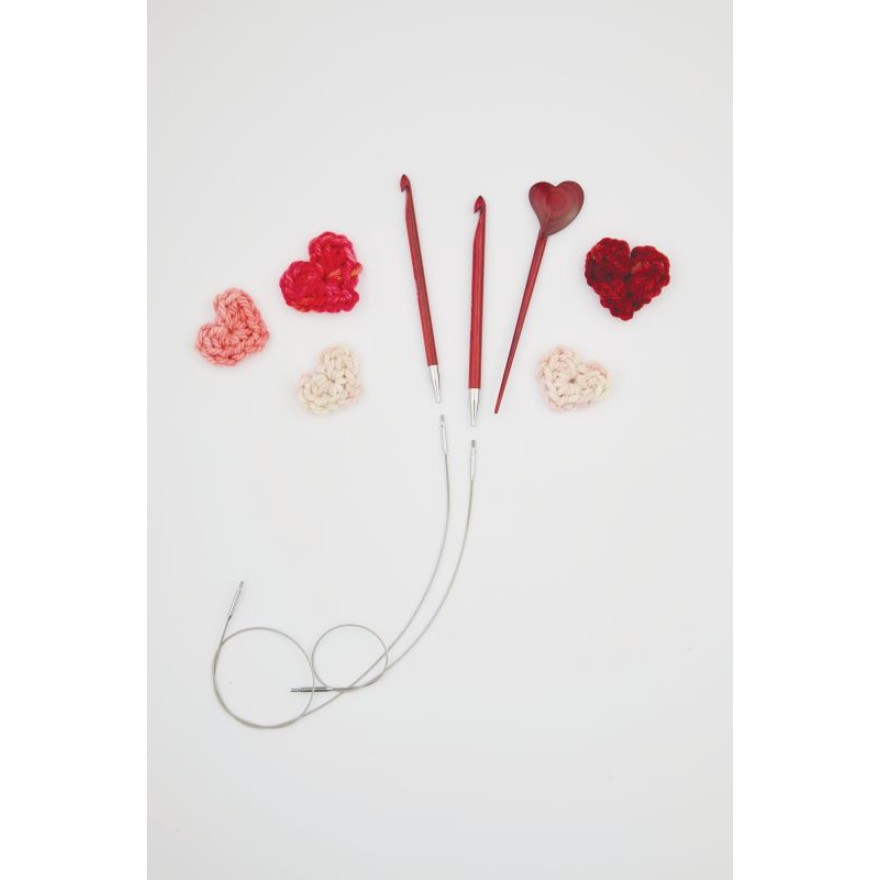 Tunesische Häkelnaden Weihnachts-Set Amore von knit pro Tunesische Häkelnaden Weihnachts-Set Amore von knit pro
