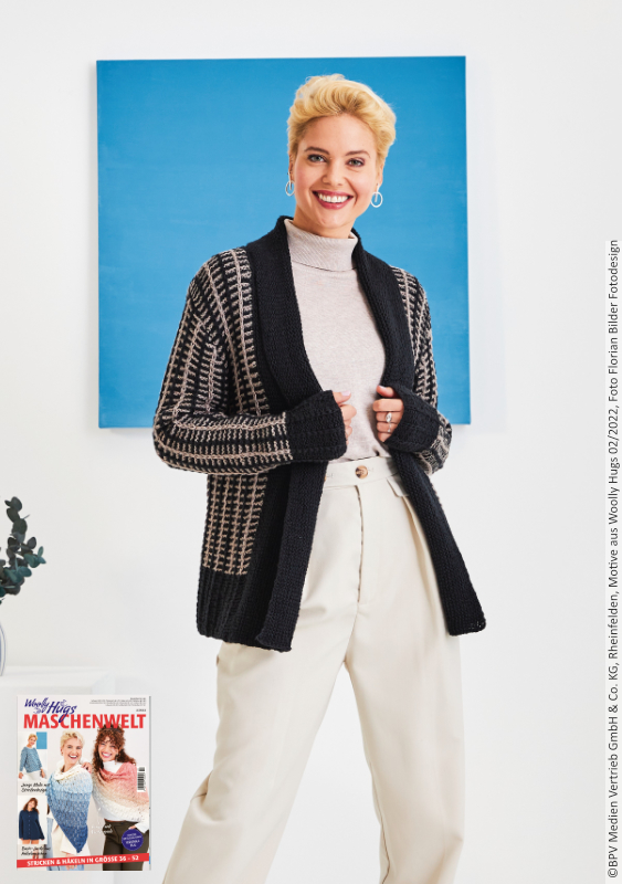 Strickjacke Lady Fashion | Anleitungsheft | Wolle Cashmere+  | Stricken | Woolly Hugs, Silvia Jäger