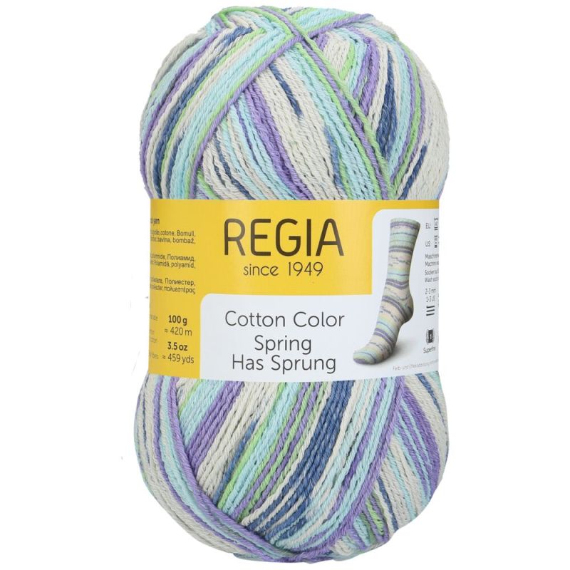 Regia Cotton 4-fach Color 100 g von Regia