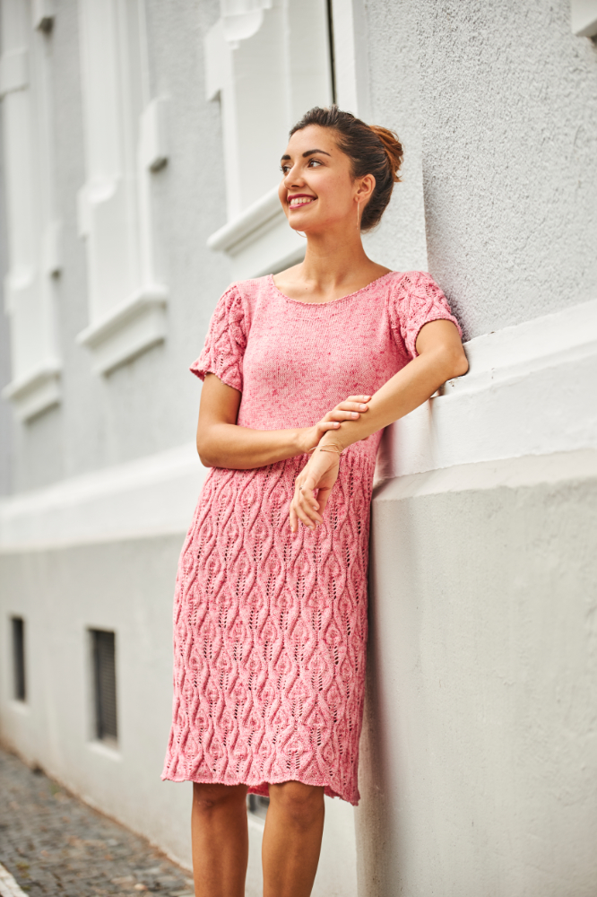 Kleid mit Blattmuster | Anleitungsheft | Wolle Viva Summer  | Stricken | Regina Bühler, Pro Lana