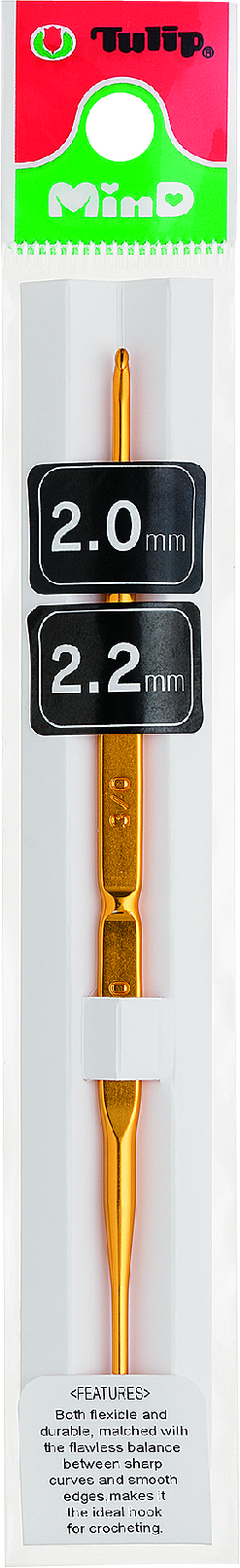 Doppelkopf Häkelnadel MinD von Tulip 2,50 - 3,50 mm