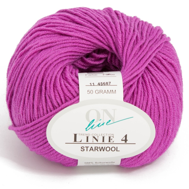 Starwool Linie 4 von ONline 0097 - aubergine