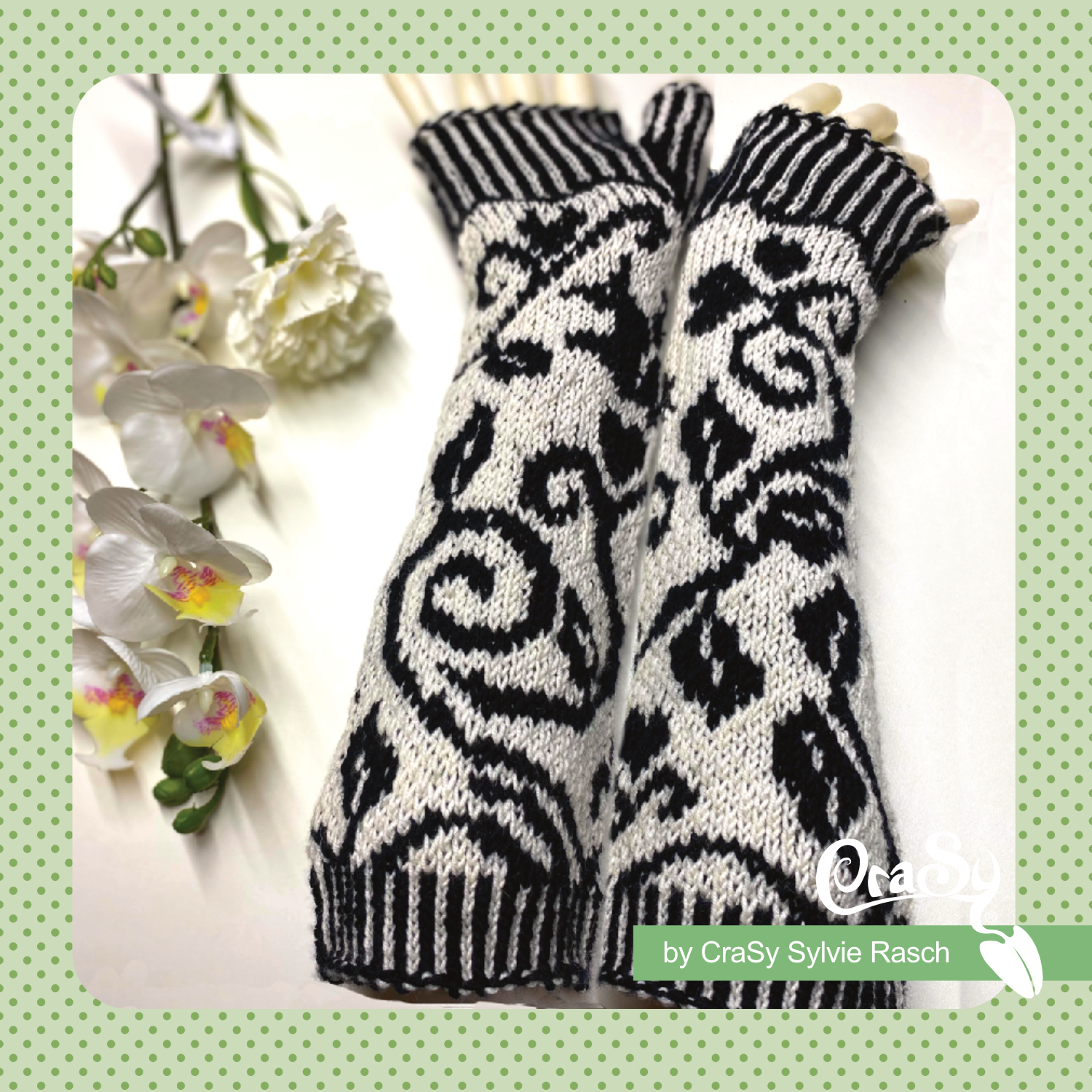 Armstulpen Fairytale | Einzelanleitung | Wolle Starwool Linie 4  | Stricken | Sylvie Rasch
