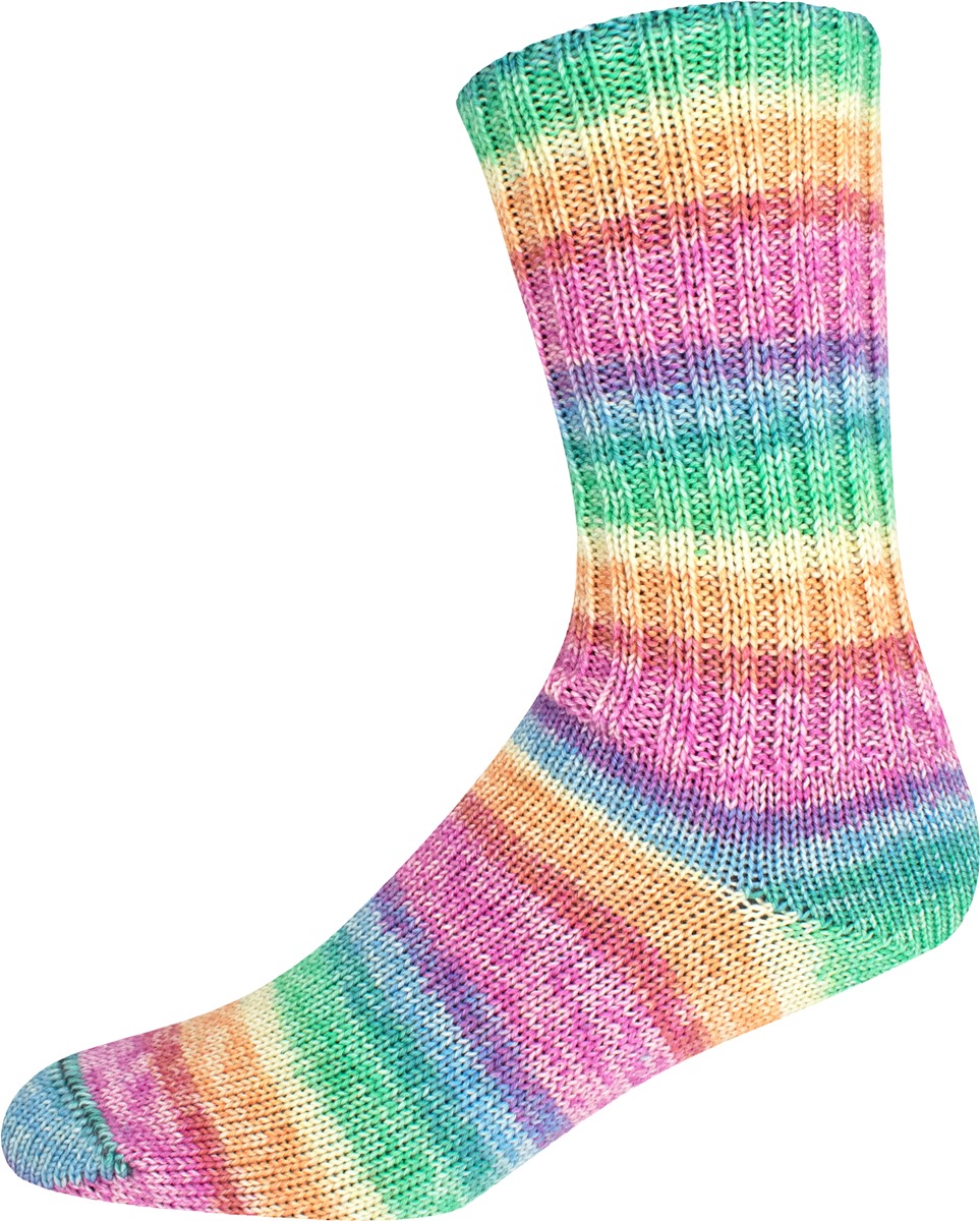 Supersocke Silk Sort. 348 Color 4-fach von ONline 2910