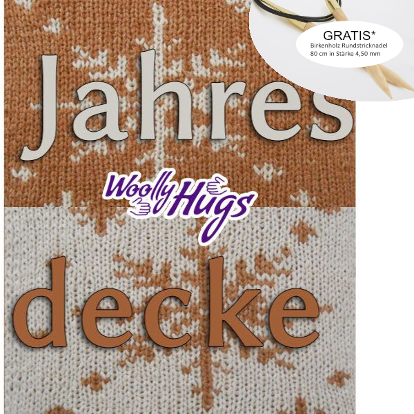 Woolly Hugs Jahresdecke im Doubel-Face | Anleitung | Wolle SHEEP  | Stricken | Woolly Hugs, Silvia Jäger