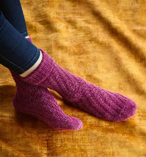 Tube Socks stricken – ganz einfach ohne Ferse