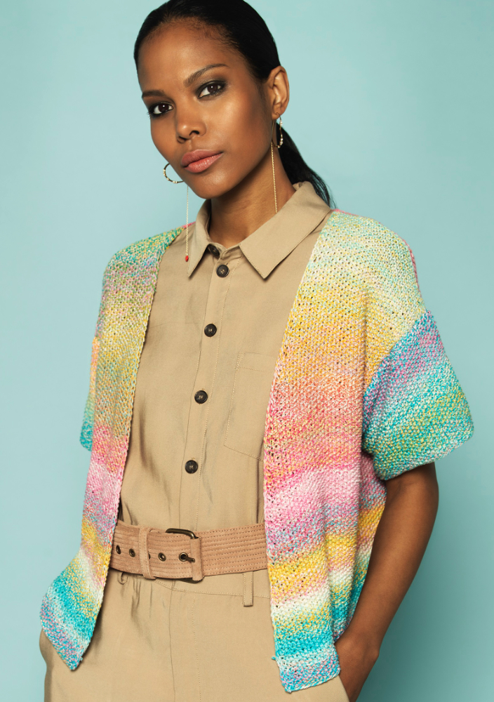 Jacke Quin | Anleitungsheft | Wolle Zauberball® Crazy Cotton  | Stricken | 