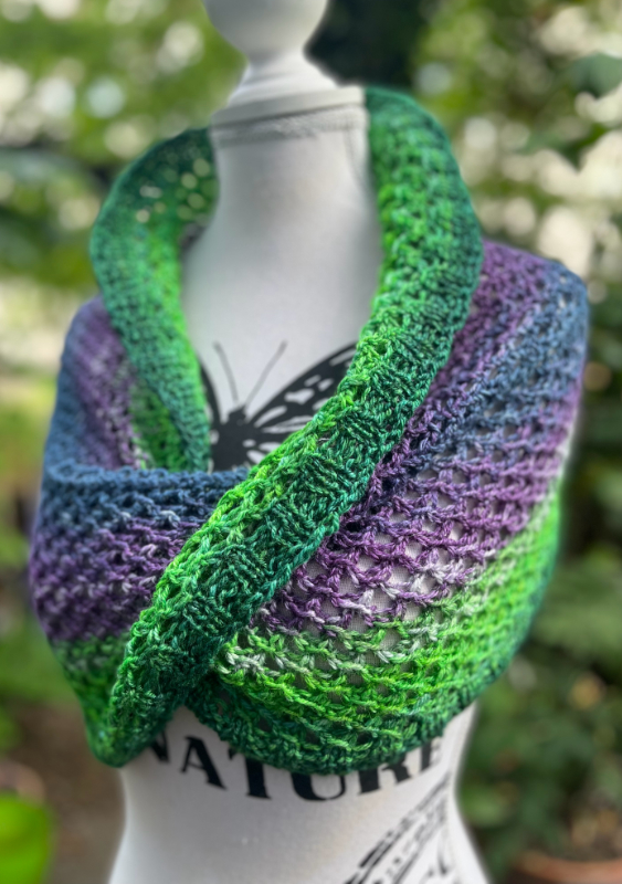 Möbius Wingert | Einzelanleitung | Wolle Supersocke 6-fach Merino Uni  | Stricken | Sylvie Rasch
