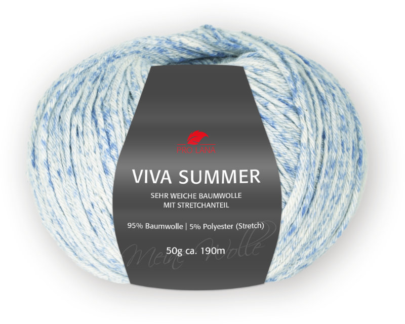 Viva Summer von Pro Lana 0084 - hellblau meliert