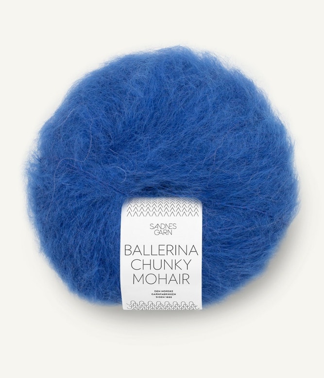 Ballerina Chunky Mohair von Sandnes Garn 5845 dazzling blue
