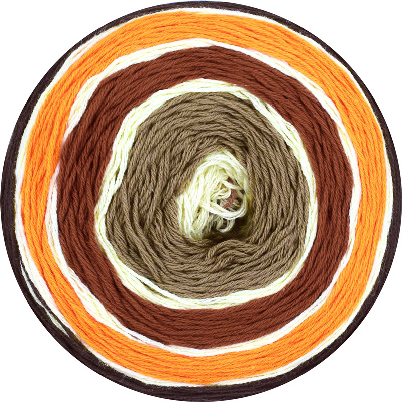 Aqua Linie 492 von ONline 0105 - braun / orange / beige